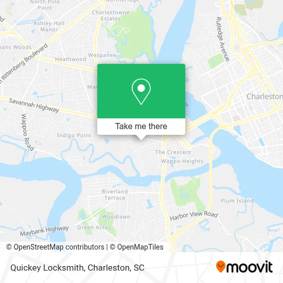 Quickey Locksmith map