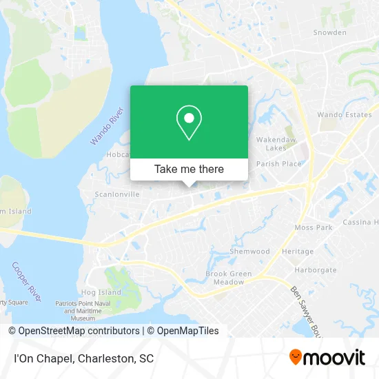 I'On Chapel map