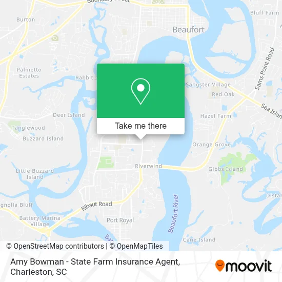 Amy Bowman - State Farm Insurance Agent map