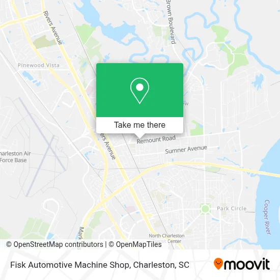 Fisk Automotive Machine Shop map