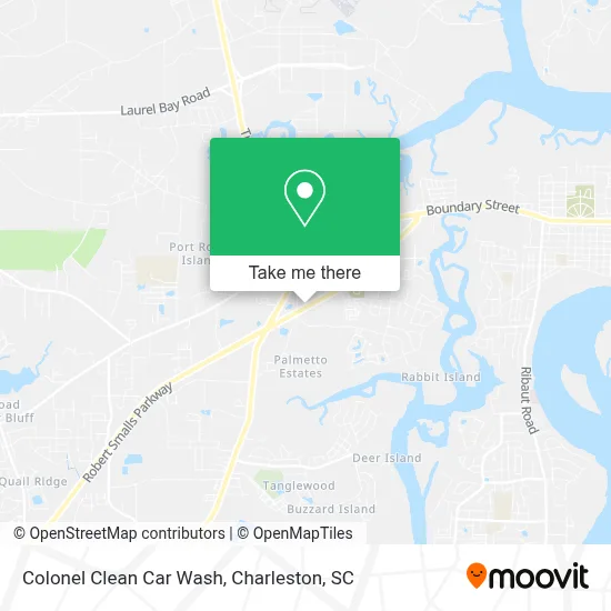 Colonel Clean Car Wash map