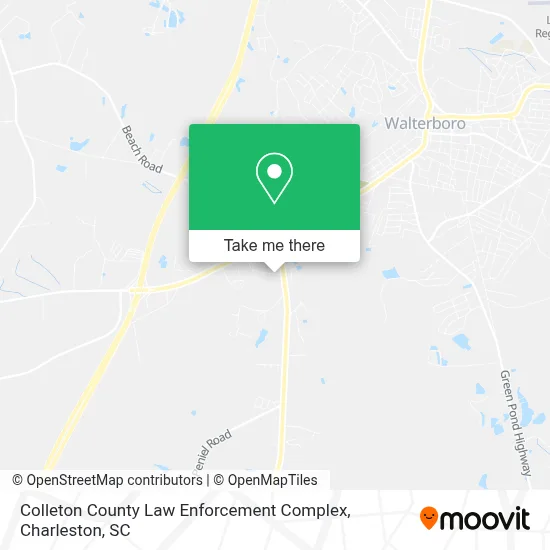 Colleton County Law Enforcement Complex map