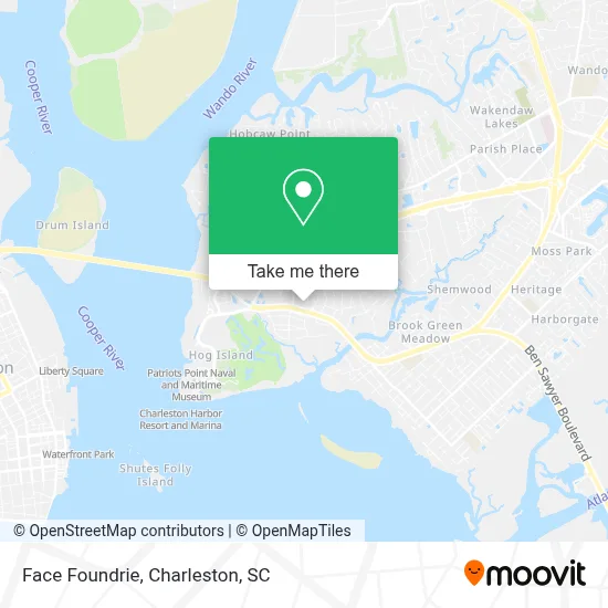 Face Foundrie map