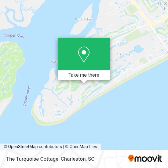 The Turquoise Cottage map