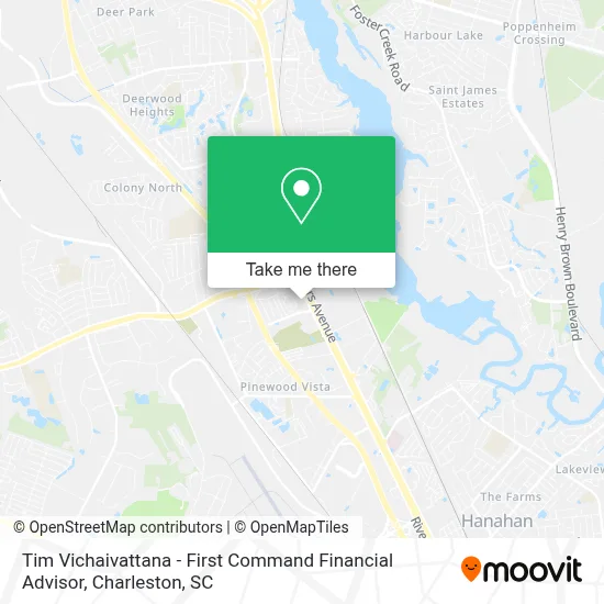 Tim Vichaivattana - First Command Financial Advisor map
