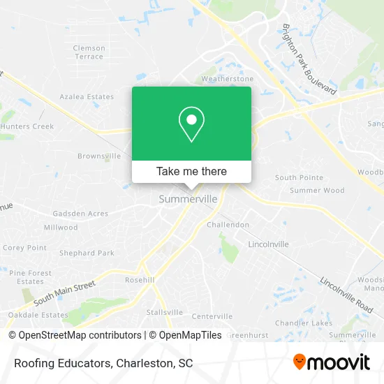 Roofing Educators map