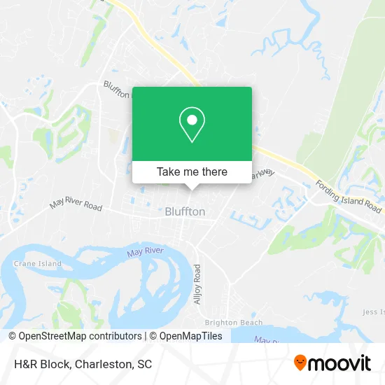 H&R Block map