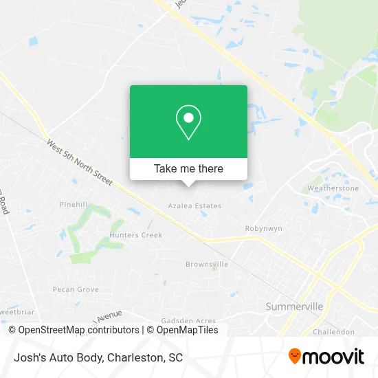 Josh's  Auto Body map
