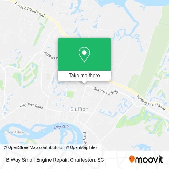 B Way Small Engine Repair map