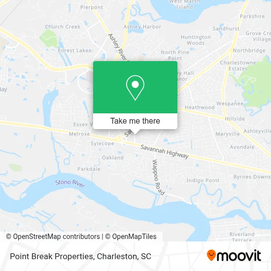 Point Break Properties map