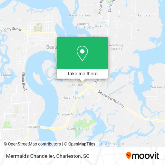 Mermaids Chandelier map