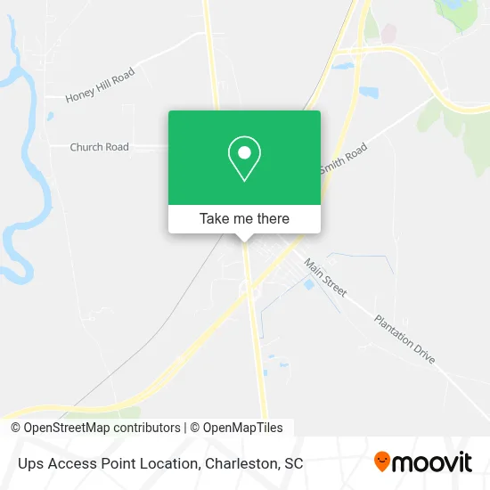 Ups Access Point Location map