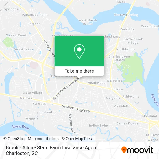 Brooke Allen - State Farm Insurance Agent map