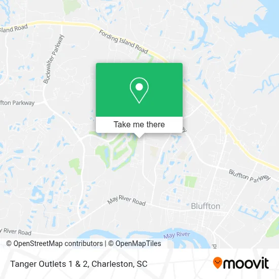 Tanger Outlets 1 & 2 map