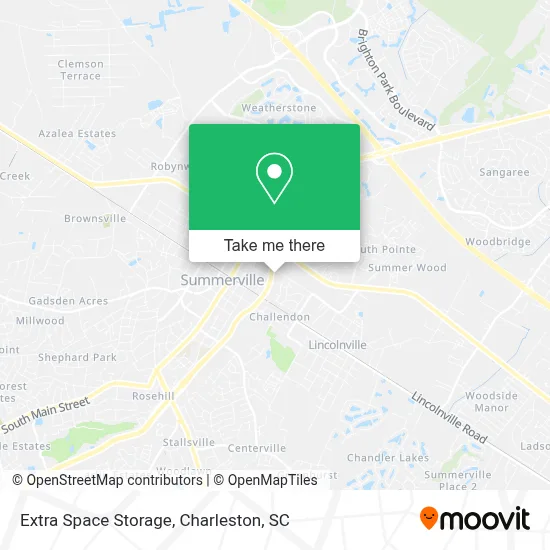 Extra Space Storage map