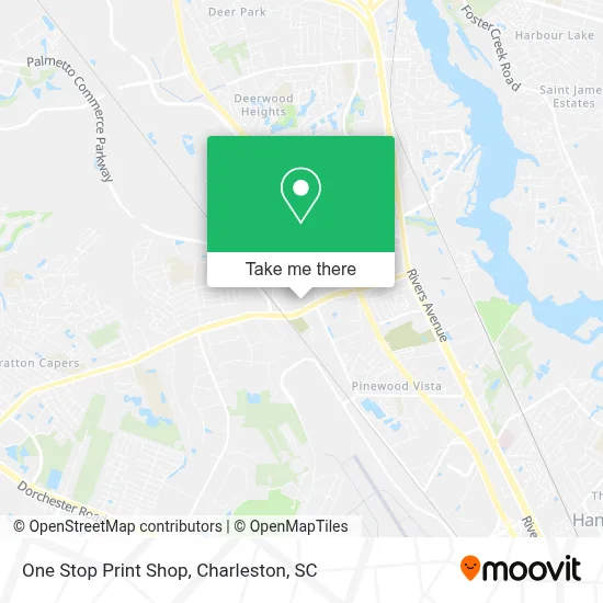 One Stop Print Shop map