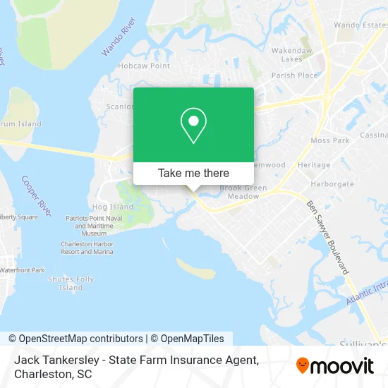 Jack Tankersley - State Farm Insurance Agent map