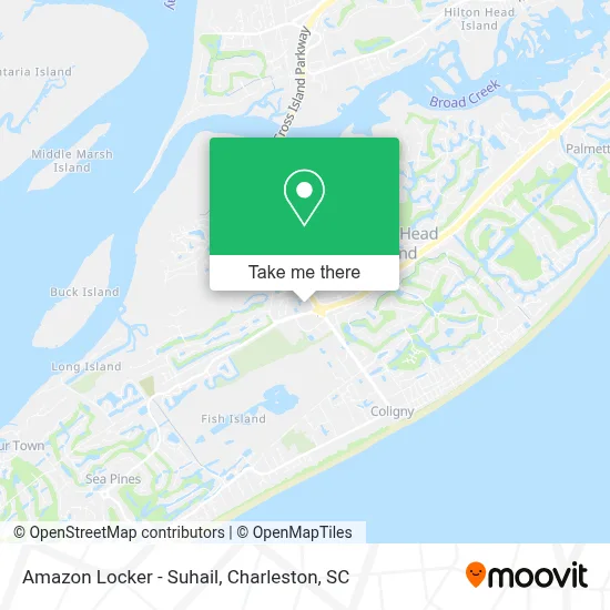 Amazon Locker - Suhail map