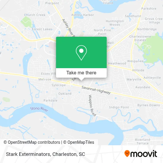 Stark Exterminators map