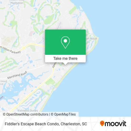 Fiddler's Escape Beach Condo map