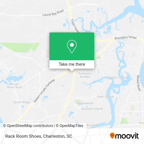 Rack Room Shoes map