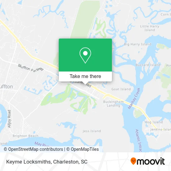 Keyme Locksmiths map