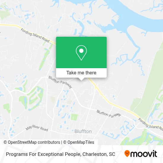 Programs For Exceptional People map
