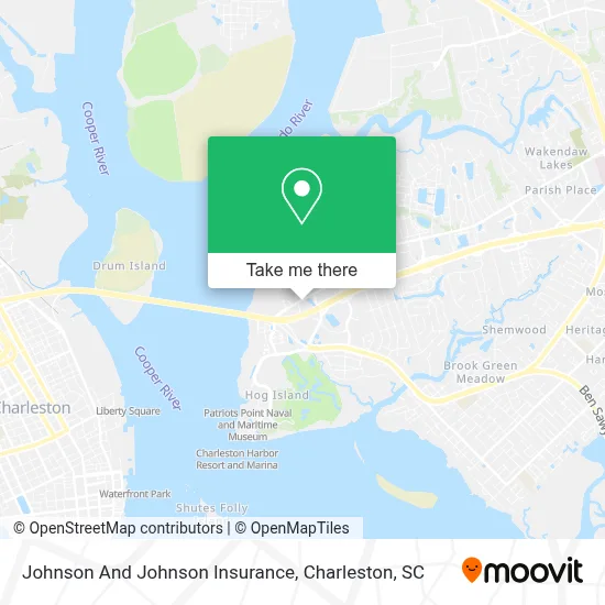 Johnson And Johnson Insurance map