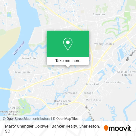 Marty Chandler Coldwell Banker Realty map