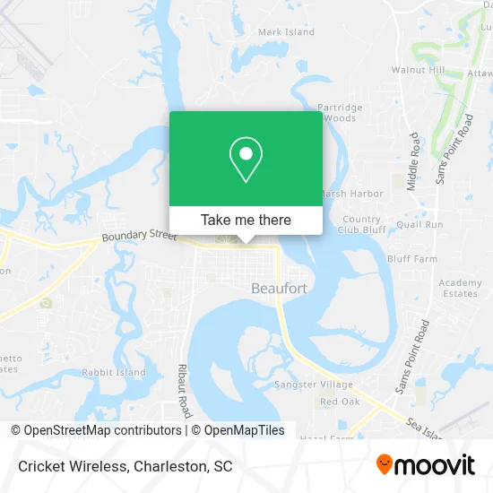 Cricket Wireless map