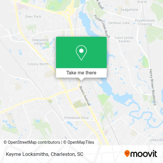 Keyme Locksmiths map