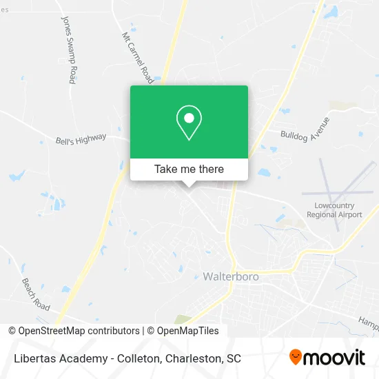 Libertas Academy - Colleton map
