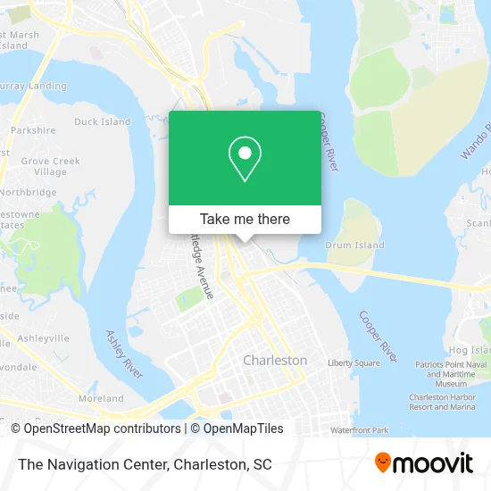 The Navigation Center map