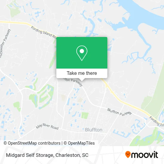 Midgard Self Storage map