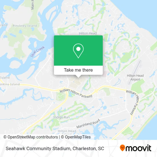 Seahawk Community Stadium map