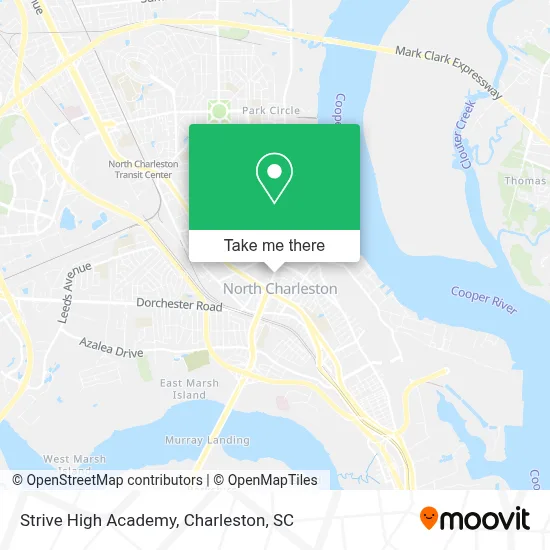 Strive High Academy map