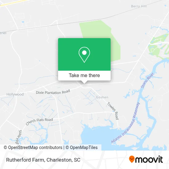 Rutherford Farm map
