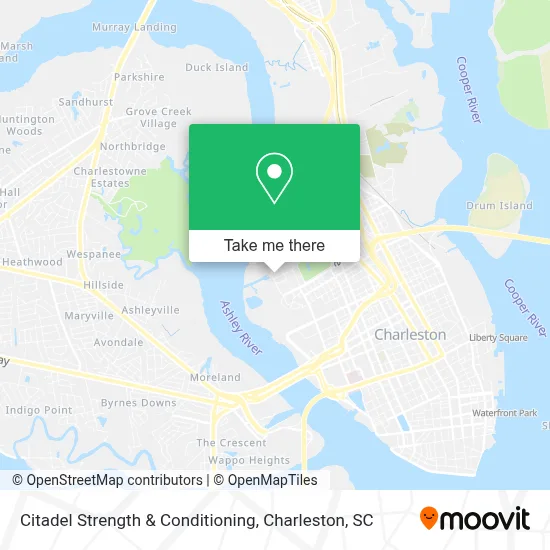 Citadel Strength & Conditioning map