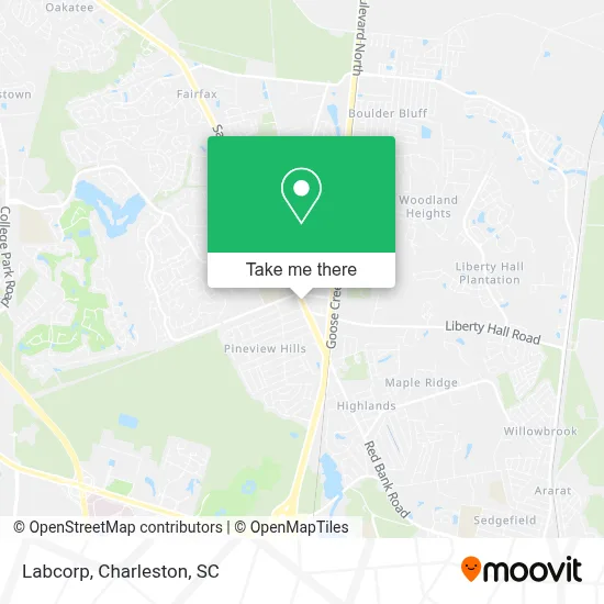 Labcorp map