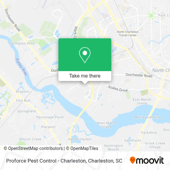 Proforce Pest Control - Charleston map