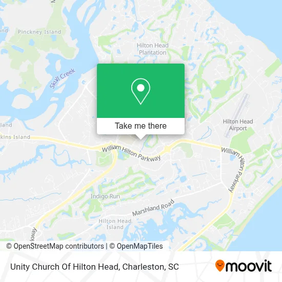 Unity Church Of Hilton Head map