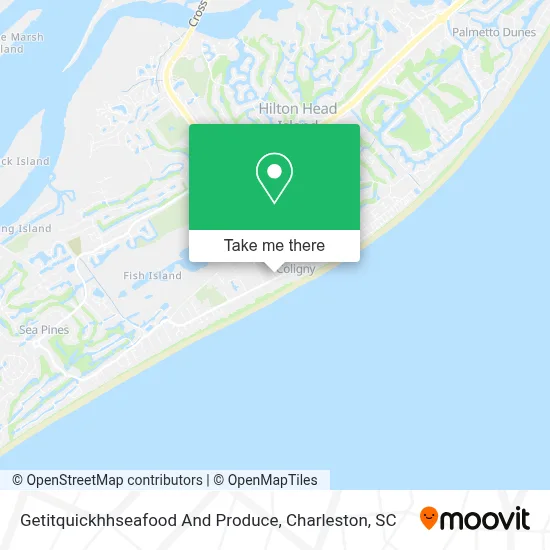 Getitquickhhseafood And Produce map