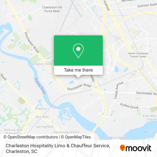 Charleston Hospitality Limo & Chauffeur Service map