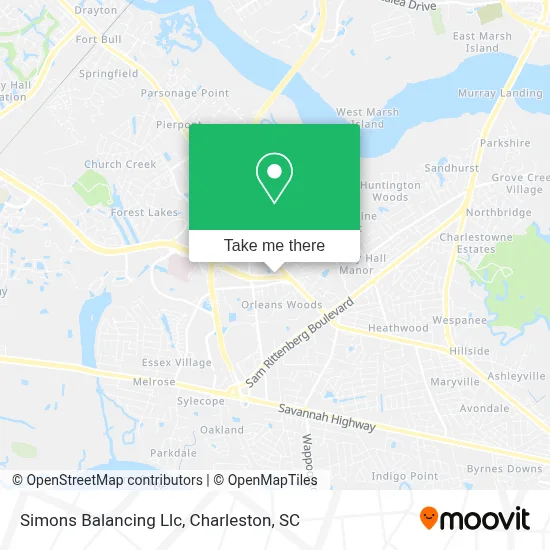 Simons Balancing Llc map