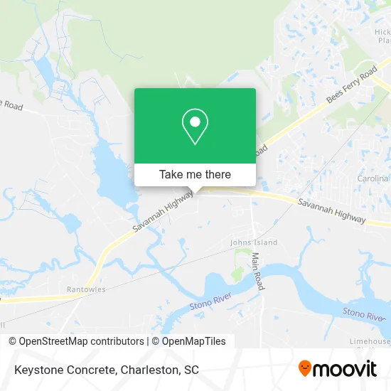 Keystone Concrete map