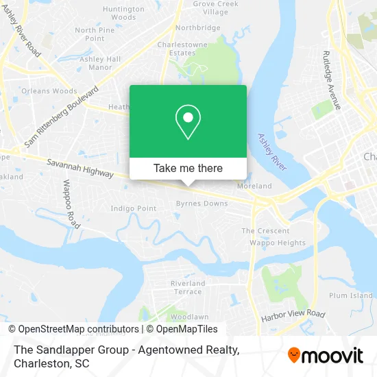 The Sandlapper Group - Agentowned Realty map