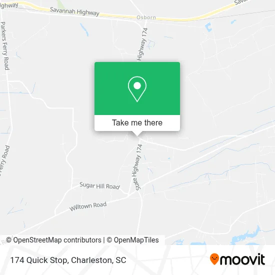 174 Quick Stop map