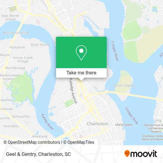 Geel & Gentry map