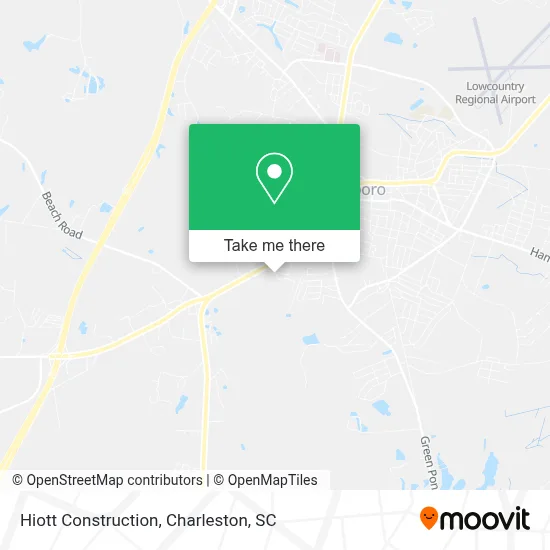 Hiott Construction map