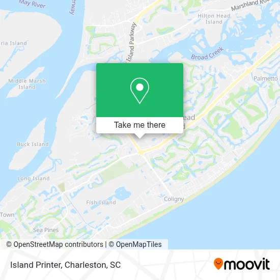 Island Printer map